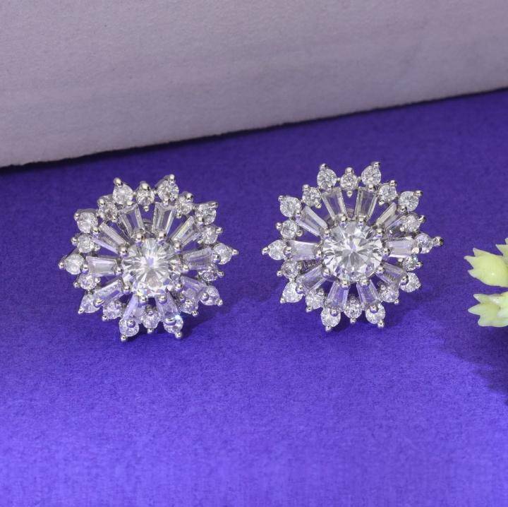 Stunning silver ad earring 1332 Wholesale fashion jewellery in Pune